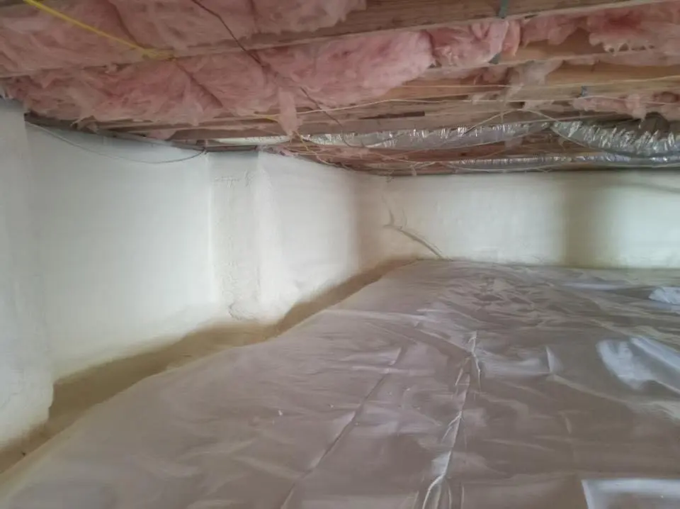 Crawl space encapsulation with closed-cell spray foam for Roof Waterproofing in Colville